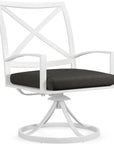 Bristol Swivel Outdoor Dining Chair 2PC - LOOMLAN - Sunset West - Outdoor Dining Chairs