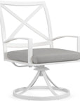 Bristol Swivel Outdoor Dining Chair 2PC - LOOMLAN - Sunset West - Outdoor Dining Chairs