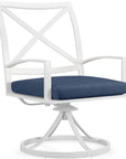 Bristol Swivel Outdoor Dining Chair 2PC - LOOMLAN - Sunset West - Outdoor Dining Chairs