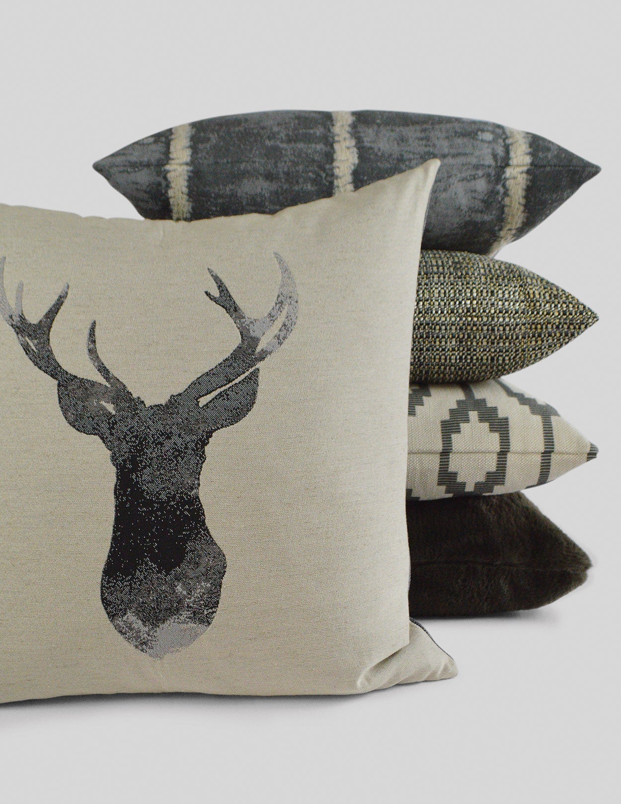 D.V. Kap Jackie O Pyrite Black Throw Pillow With Insert