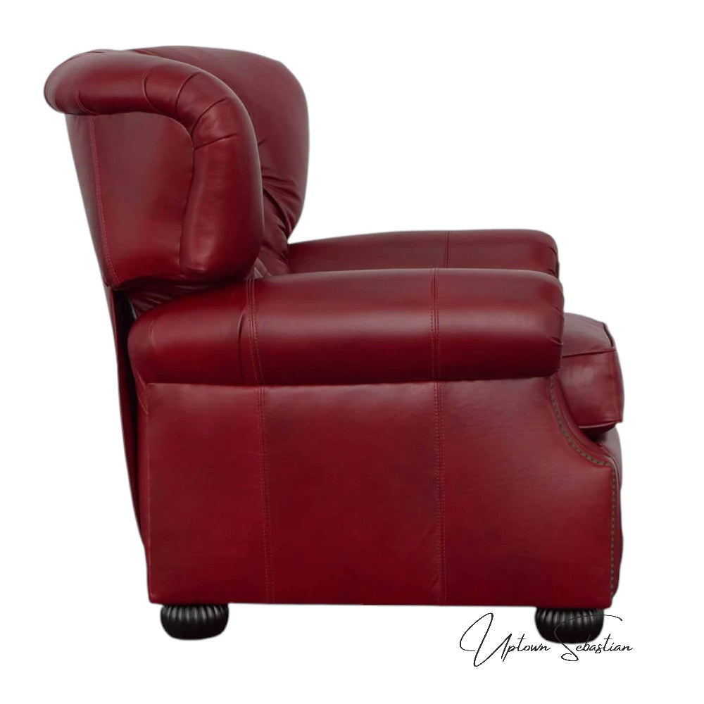 Uptown Sebastian Motion Leather Power Push Button Recliner