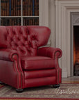 Uptown Sebastian Motion Leather Power Push Button Recliner