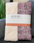 Panel Pink Washable Indoor-Outdoor Rug