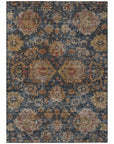 LOOMLAN Rugs Cadenza Blue Washable Indoor-Outdoor Rug