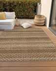 LOOMLAN Rugs Cadira Orange Washable Indoor-Outdoor Rug
