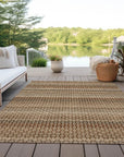 LOOMLAN Rugs Cadira Orange Washable Indoor-Outdoor Rug