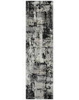 LOOMLAN Rugs Caelan Black Washable Indoor-Outdoor Rug