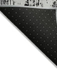 LOOMLAN Rugs Caelan Black Washable Indoor-Outdoor Rug