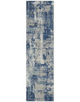 LOOMLAN Rugs Caelan Blue Washable Indoor-Outdoor Rug