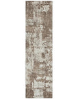 LOOMLAN Rugs Caelan Brown Washable Indoor-Outdoor Rug