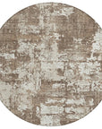 LOOMLAN Rugs Caelan Brown Washable Indoor-Outdoor Rug