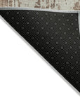 LOOMLAN Rugs Caelan Brown Washable Indoor-Outdoor Rug