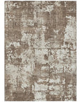 LOOMLAN Rugs Caelan Brown Washable Indoor-Outdoor Rug