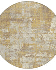 LOOMLAN Rugs Caelan Gold Washable Indoor-Outdoor Rug