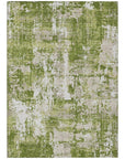 LOOMLAN Rugs Caelan Green Washable Indoor-Outdoor Rug