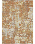 LOOMLAN Rugs Caelan Orange Washable Indoor-Outdoor Rug