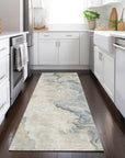 LOOMLAN Rugs Caelanor Brown Washable Indoor-Outdoor Rug