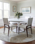 LOOMLAN Rugs Caelaris Ivory Washable Indoor-Outdoor Rug