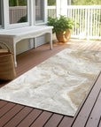 LOOMLAN Rugs Caelaris Ivory Washable Indoor-Outdoor Rug