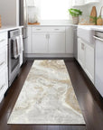 LOOMLAN Rugs Caelaris Ivory Washable Indoor-Outdoor Rug