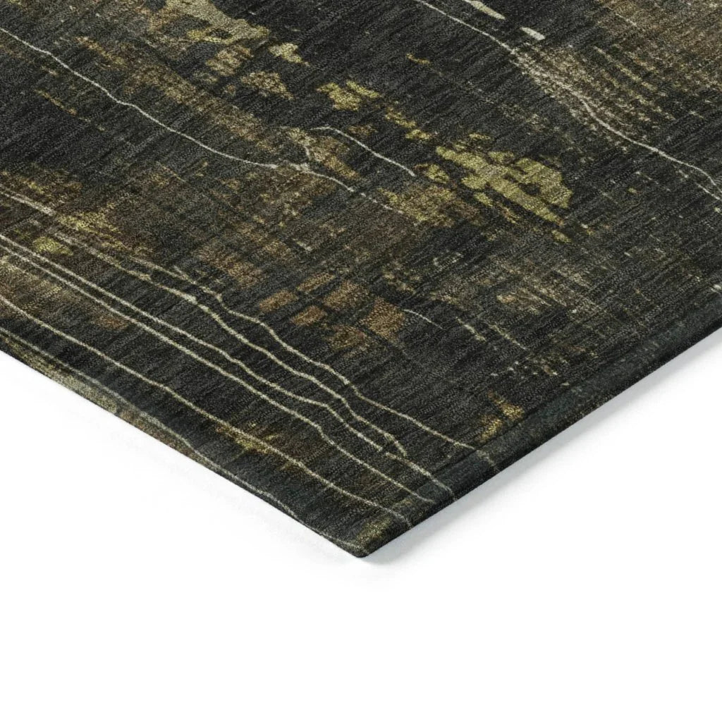 LOOMLAN Rugs Caelion Beige Washable Indoor-Outdoor Rug