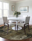LOOMLAN Rugs Caelion Beige Washable Indoor-Outdoor Rug