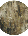 LOOMLAN Rugs Caelion Beige Washable Indoor-Outdoor Rug