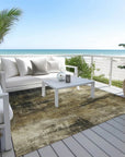 LOOMLAN Rugs Caelion Beige Washable Indoor-Outdoor Rug