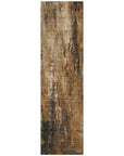 LOOMLAN Rugs Caelion Brown Washable Indoor-Outdoor Rug