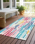 LOOMLAN Rugs Caelira Ivory Washable Indoor-Outdoor Rug