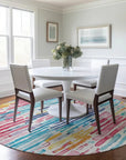 LOOMLAN Rugs Caelira Ivory Washable Indoor-Outdoor Rug