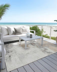 LOOMLAN Rugs Caelius Ivory Washable Indoor-Outdoor Rug