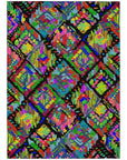 LOOMLAN Rugs Caeluma Black Washable Indoor-Outdoor Rug