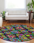 LOOMLAN Rugs Caeluma Black Washable Indoor-Outdoor Rug