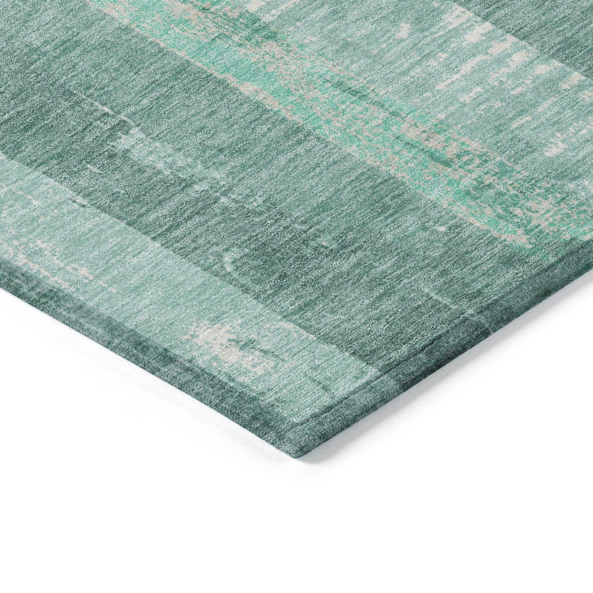 LOOMLAN Rugs Caelyn Seafoam Washable Indoor-Outdoor Rug