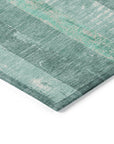 LOOMLAN Rugs Caelyn Seafoam Washable Indoor-Outdoor Rug