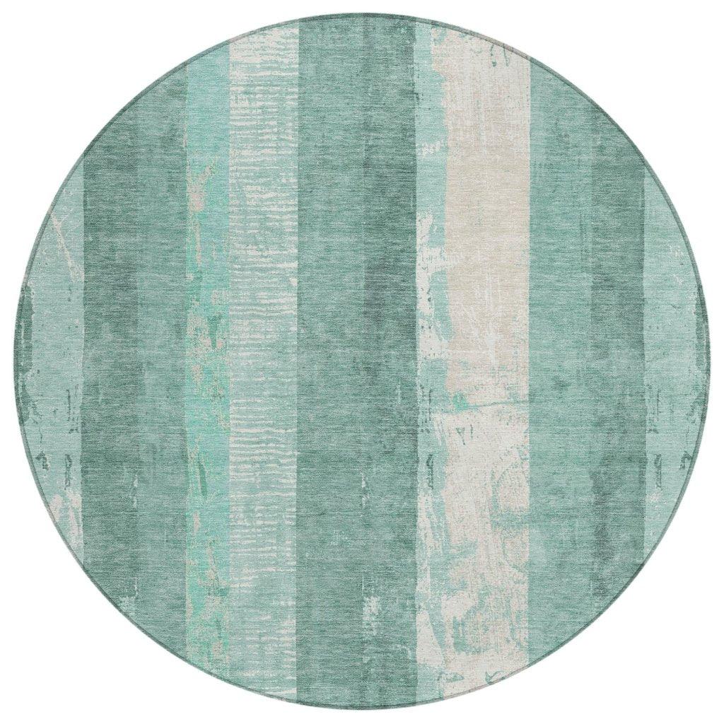 LOOMLAN Rugs Caelyn Seafoam Washable Indoor-Outdoor Rug