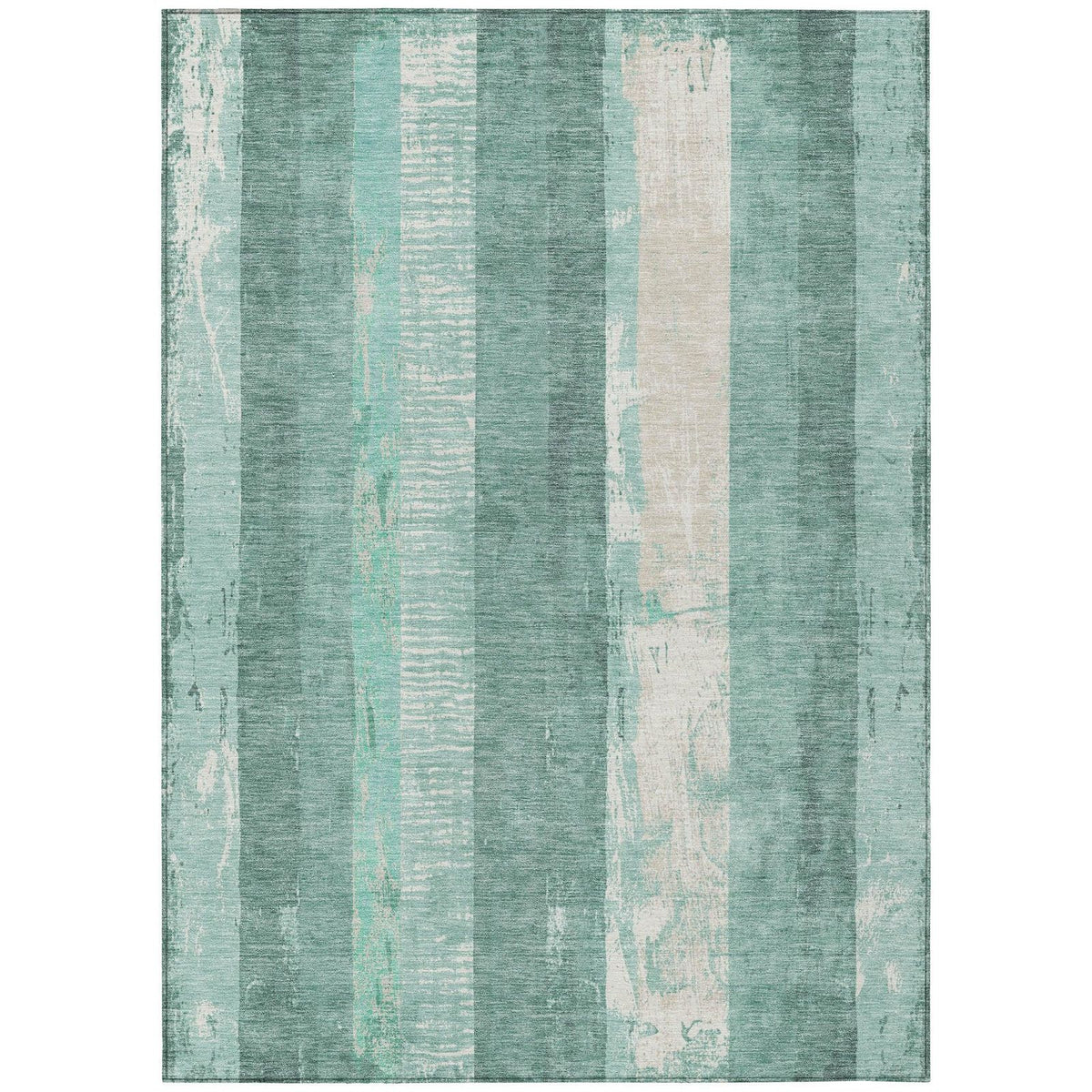 LOOMLAN Rugs Caelyn Seafoam Washable Indoor-Outdoor Rug