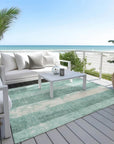 LOOMLAN Rugs Caelyn Seafoam Washable Indoor-Outdoor Rug