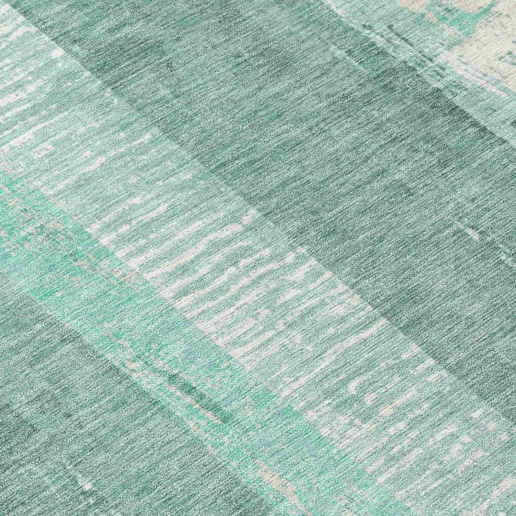 LOOMLAN Rugs Caelyn Seafoam Washable Indoor-Outdoor Rug