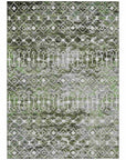 LOOMLAN Rugs Calandria Green Washable Indoor-Outdoor Rug