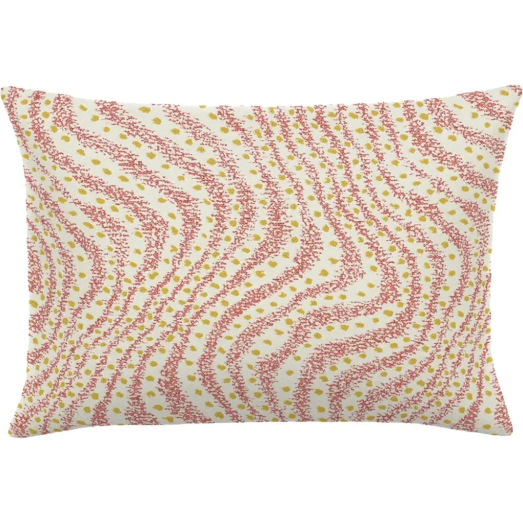 Calder Grapefruit Handmade Outdoor Pillow - LOOMLAN - Earnest Collection - Outdoor Pillows