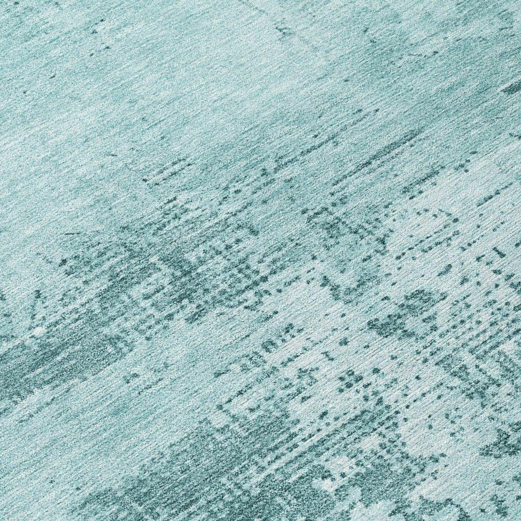 LOOMLAN Rugs Cassiva Blue Washable Indoor-Outdoor Rug