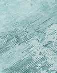 LOOMLAN Rugs Cassiva Blue Washable Indoor-Outdoor Rug