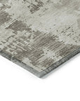 LOOMLAN Rugs Cassiva Brown Washable Indoor-Outdoor Rug