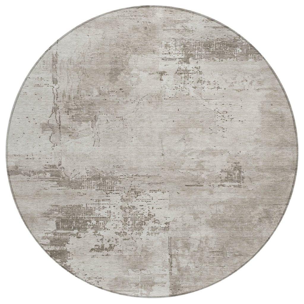 LOOMLAN Rugs Cassiva Brown Washable Indoor-Outdoor Rug