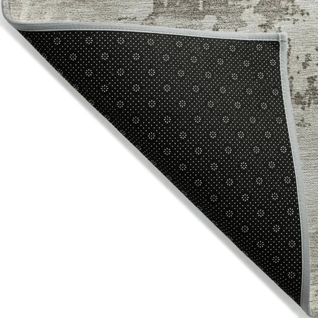 LOOMLAN Rugs Cassiva Brown Washable Indoor-Outdoor Rug