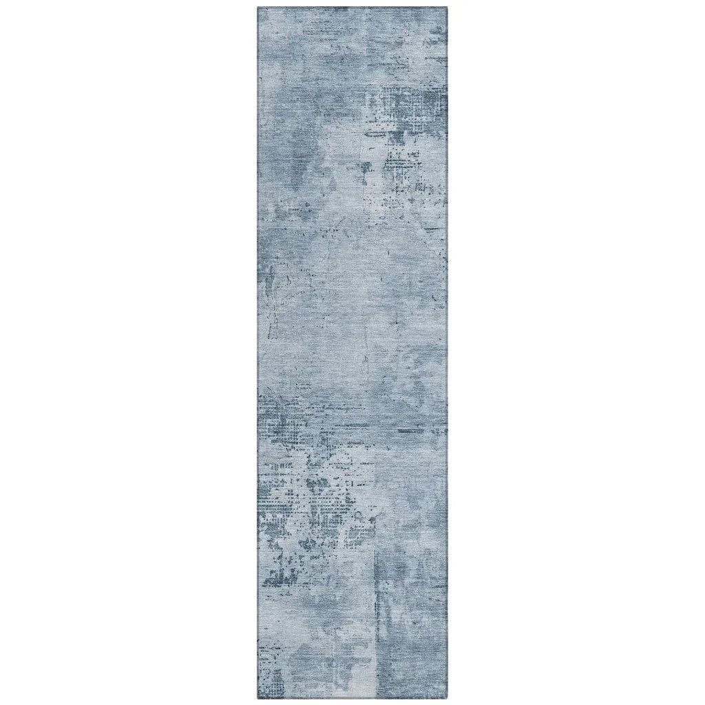 LOOMLAN Rugs Cassiva Denim Washable Indoor-Outdoor Rug