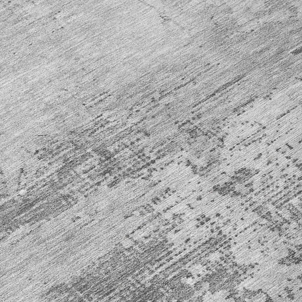 LOOMLAN Rugs Cassiva Gray Washable Indoor-Outdoor Rug