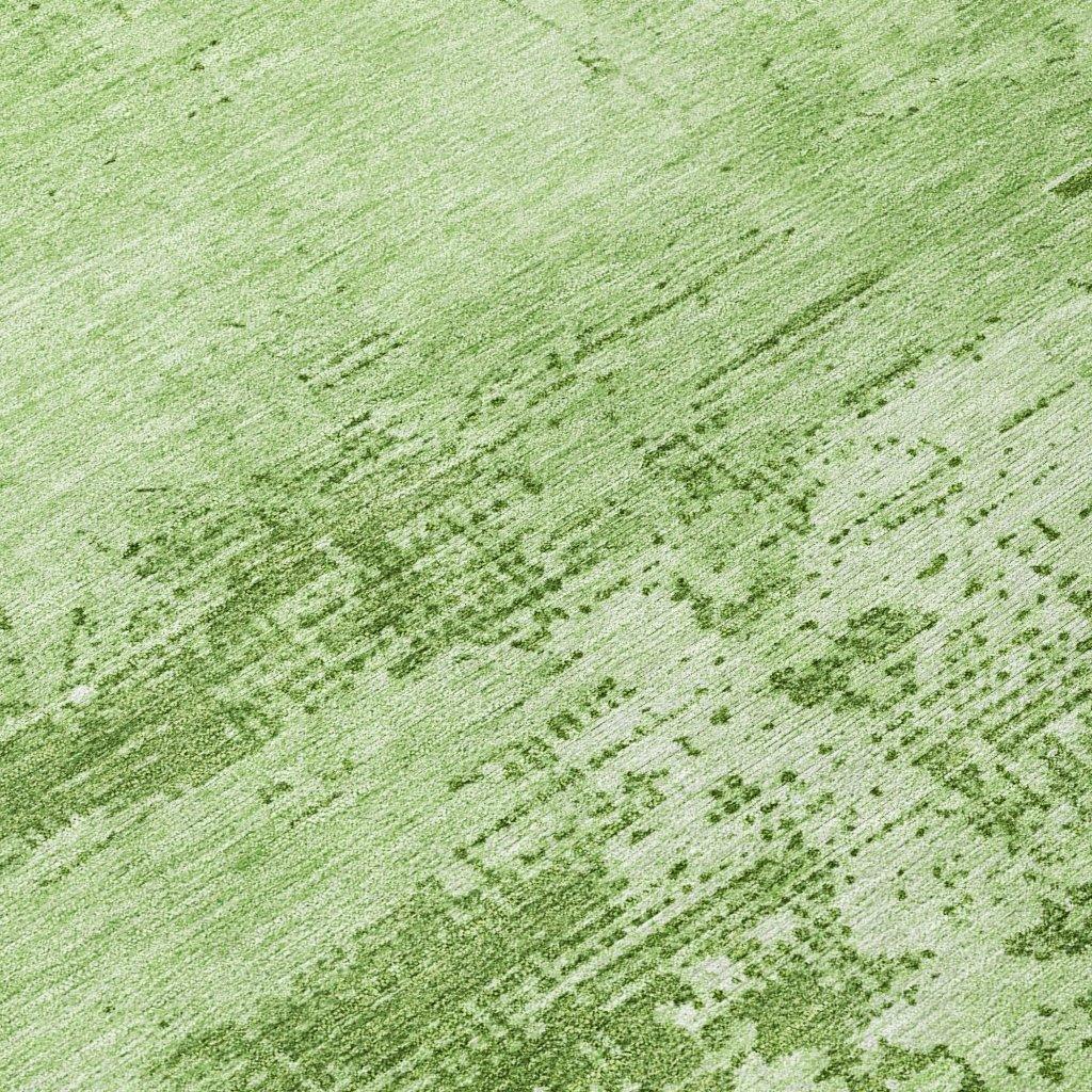 LOOMLAN Rugs Cassiva Green Washable Indoor-Outdoor Rug